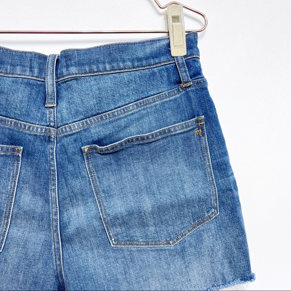 madewell | high rise denim shorts glenoaks wash 30 - Picture 8 of 10